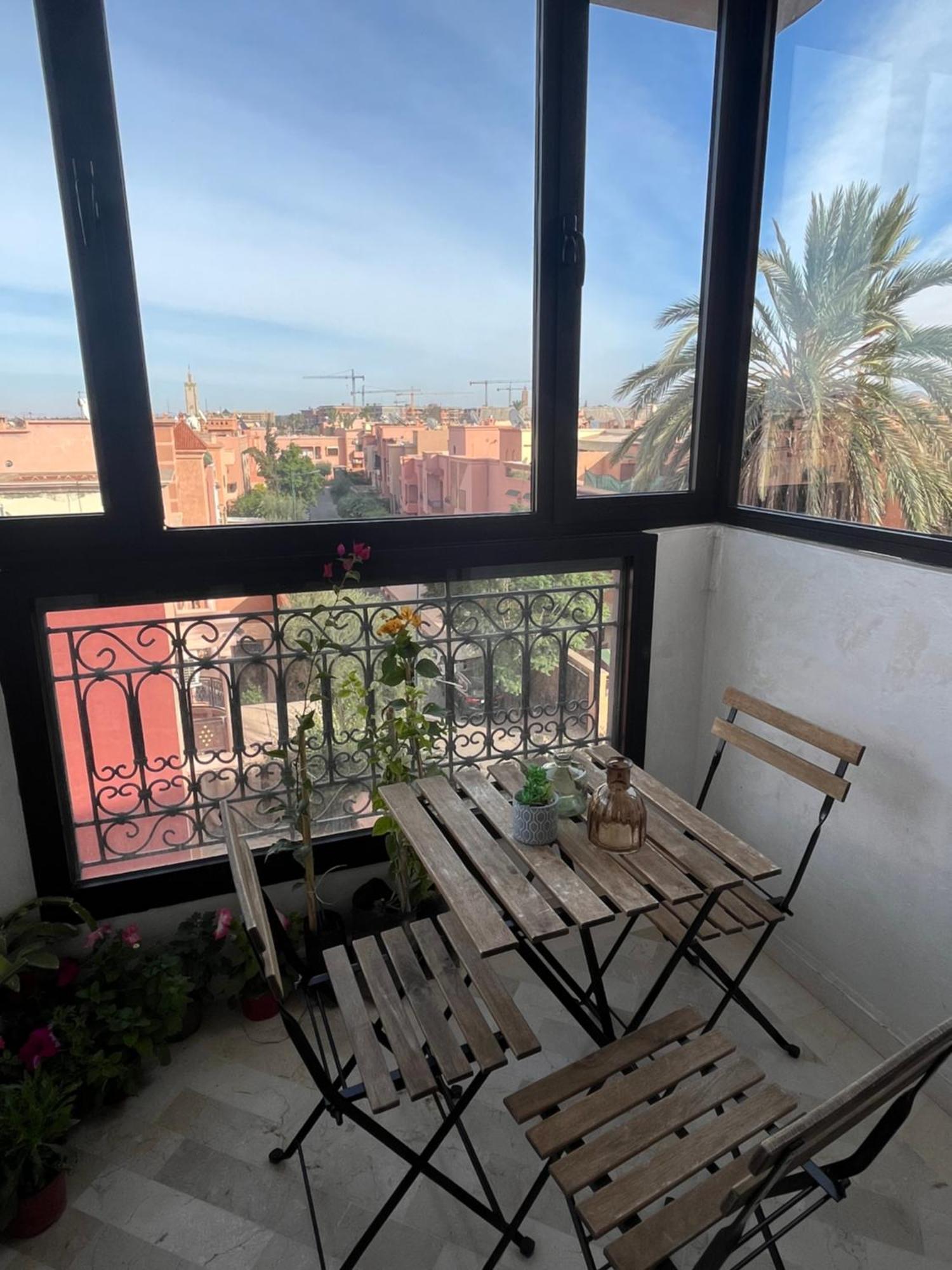 Appartement Malak - Residence Avec Piscine, Wifi, Gardien H24 Марракеш Экстерьер фото